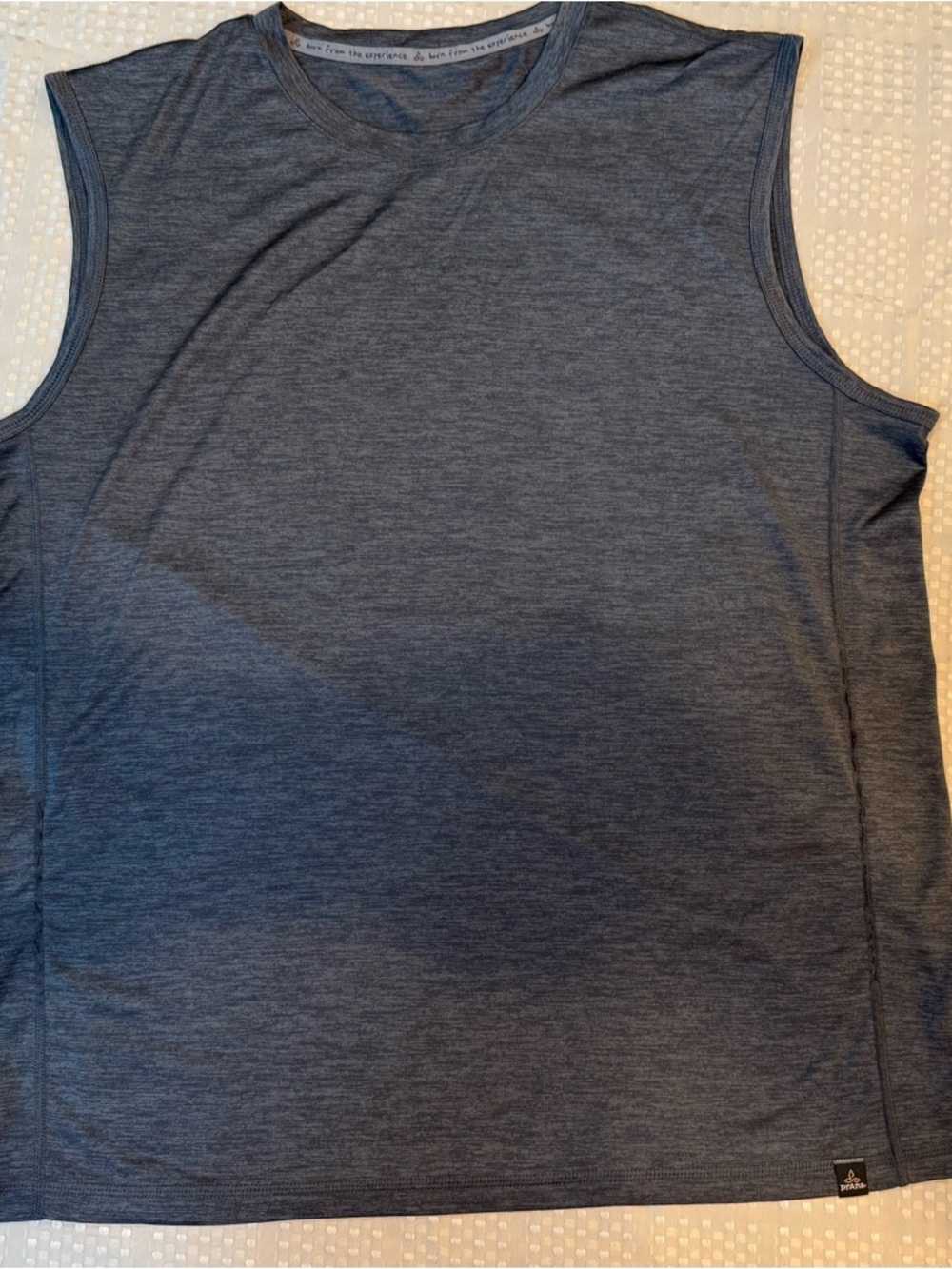Prana sleeveless tee XL charcoal